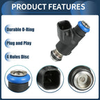 Fuel Injector 3.3L for Hyundai Santa 2007-2009 - 6 x Black Injectors