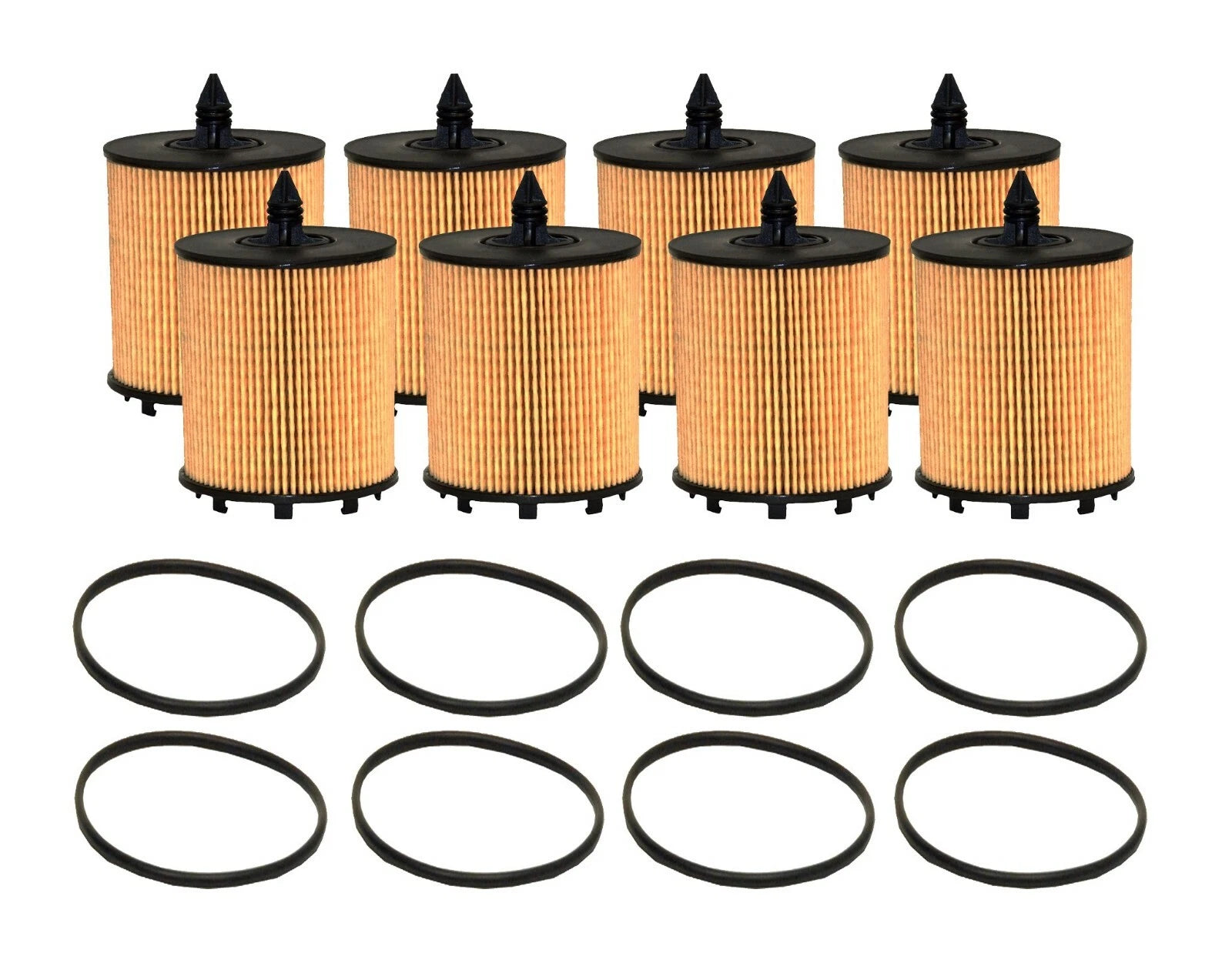 Set of 8 Engine Oil Filters for Buick Cadillac Chevy GMC Pontiac Saab