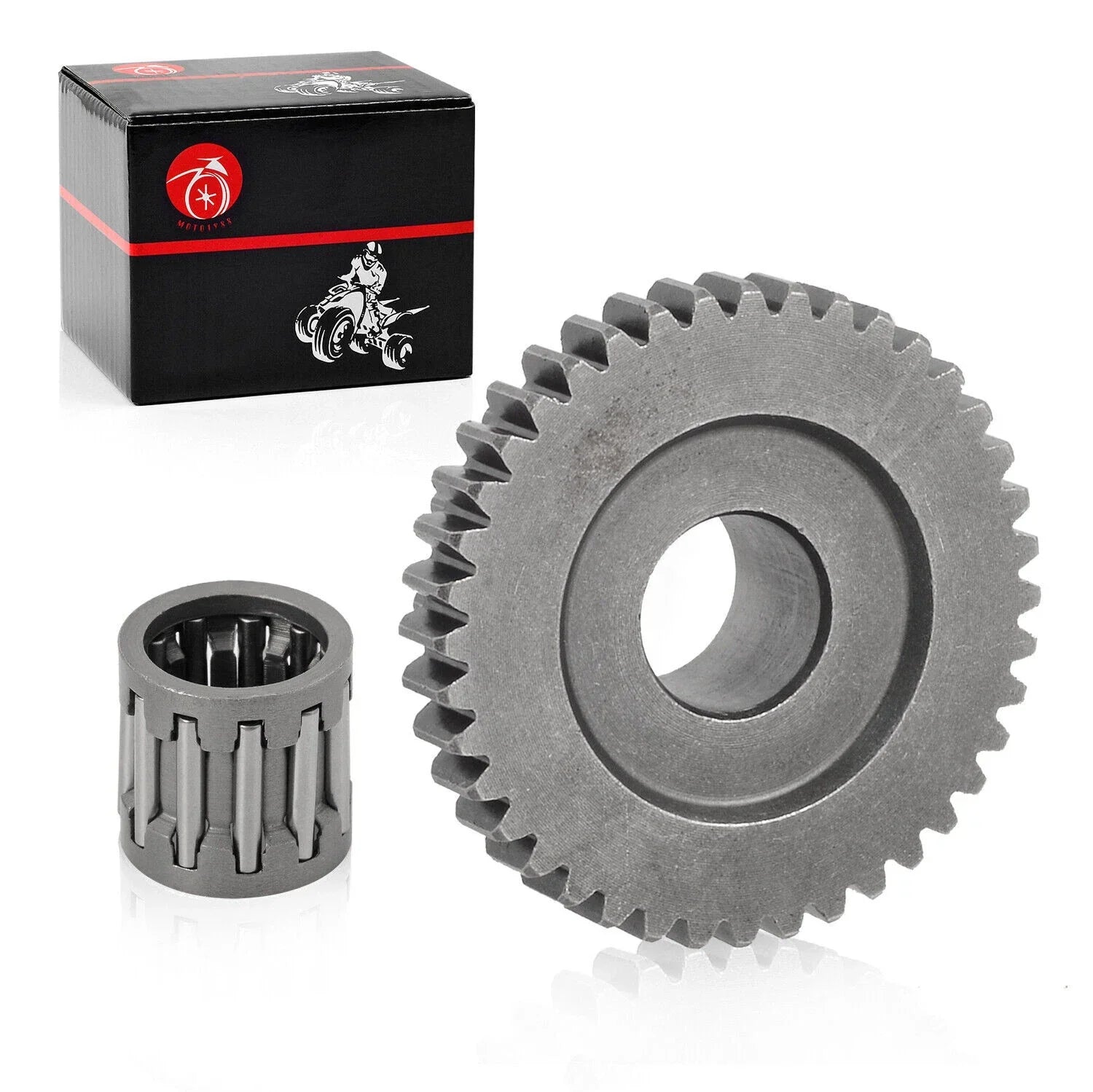 Starter Idler Gear + Bearing for Yamaha Grizzly 400 450 660 4x4 (2002–2013)