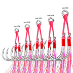 Dual Hook Fishing Lures with Hairtail Skin and Enhanced Hooks for All Models