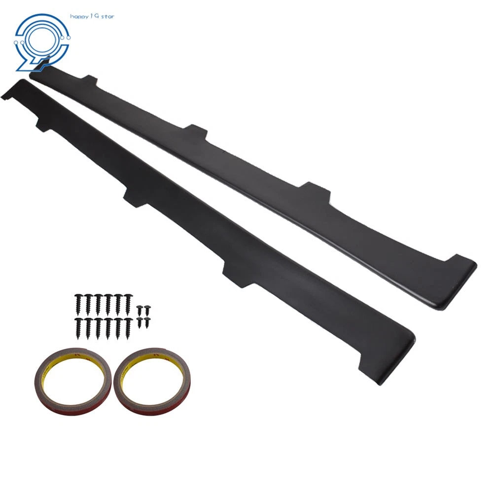 Black Side Skirt Rocker Panel Extension for BMW E90 E92 E93 (2006-2011)