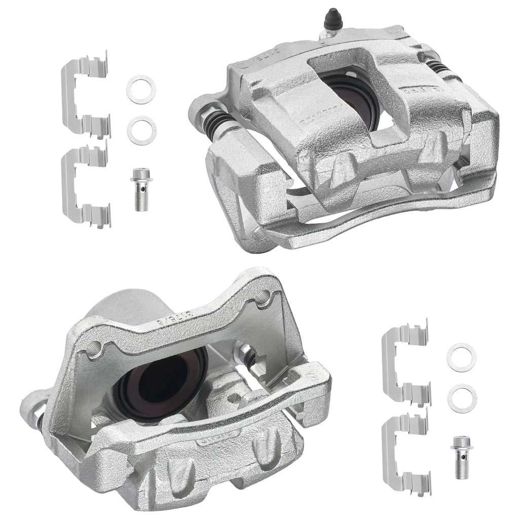 Front Brake Calipers w/ Bracket 19B6461S 19B6460S for Hyundai Sonata Kia Optima (2011–2015)