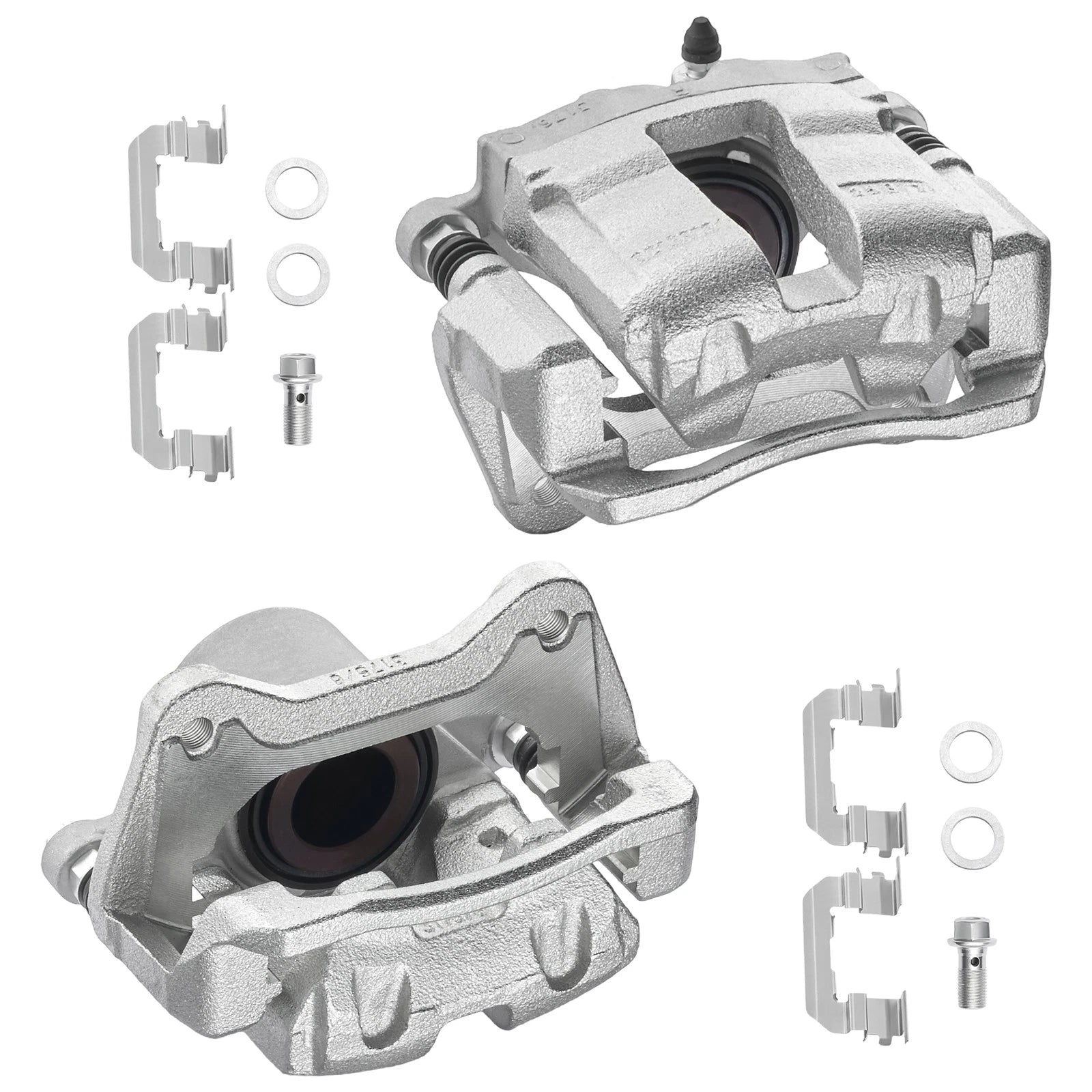 Front Brake Calipers w/ Bracket 19B6461S 19B6460S for Hyundai Sonata Kia Optima (2011–2015)