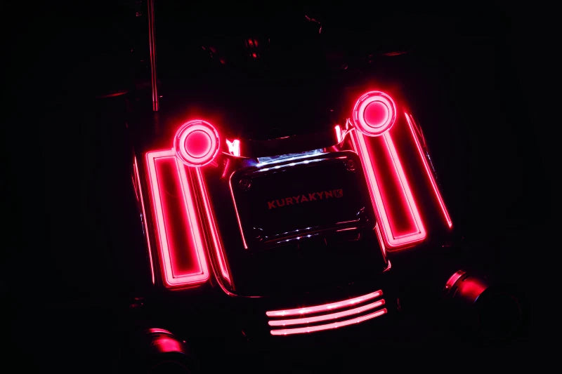 Kuryakyn Tracer Filler Panel Lights Red LED for Harley Touring (2014–2023)