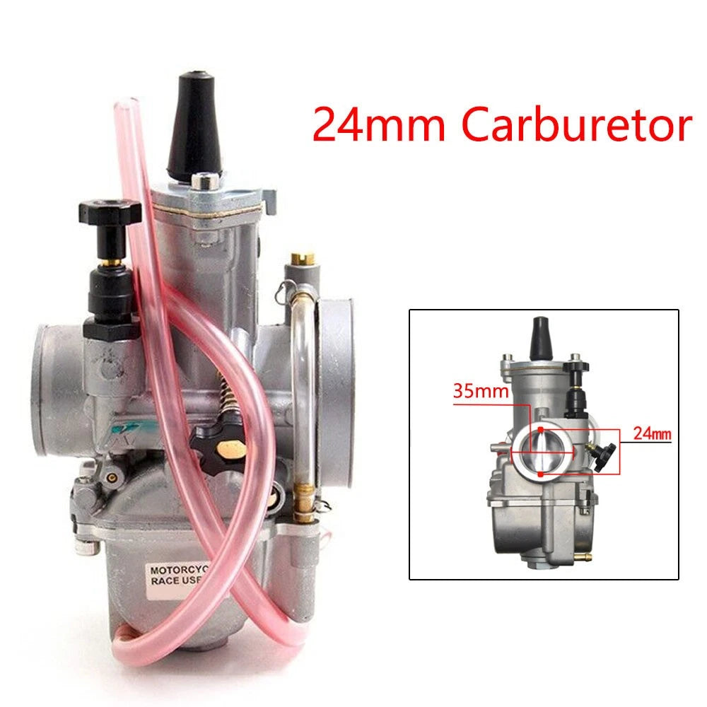 24mm Carburetor for PWK24 50cc-125cc Dirt Pit Bike Motorcycle
