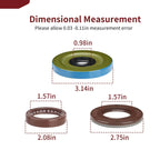 Crankshaft Seal Triple Lip Seals for Polaris General XP 1000 (2020–2025)