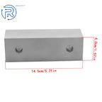 Set of 4 Aluminum Machinable Soft Clamps for 6" Mill Vises