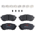 Set of 4 Disc Brake Pads for Mazda 6 (2014–2020)