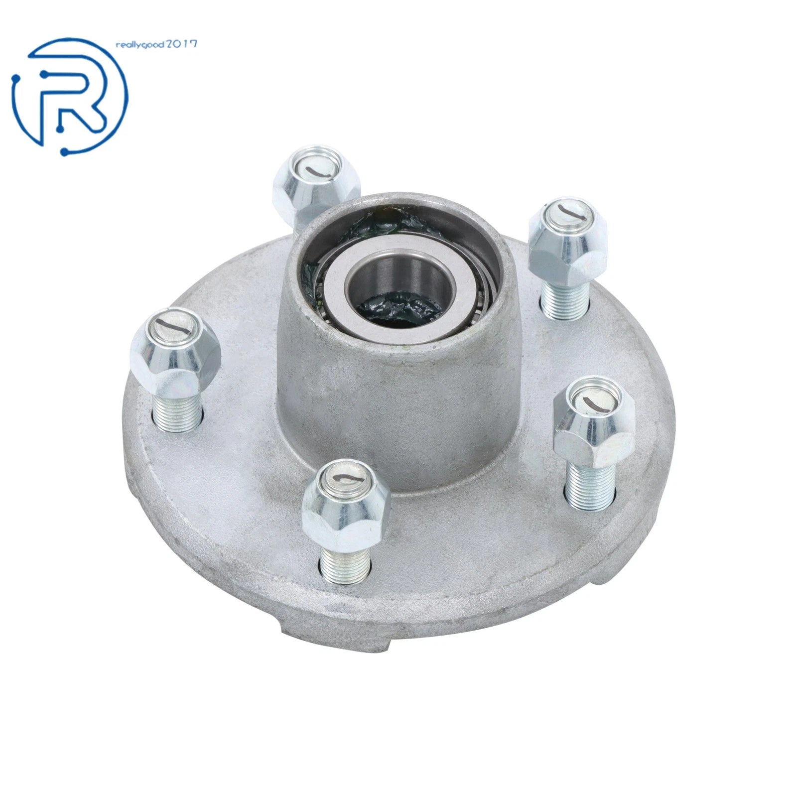 Galvanized Trailer Hub Kit for 2000 lbs Axle (1" Spindle)