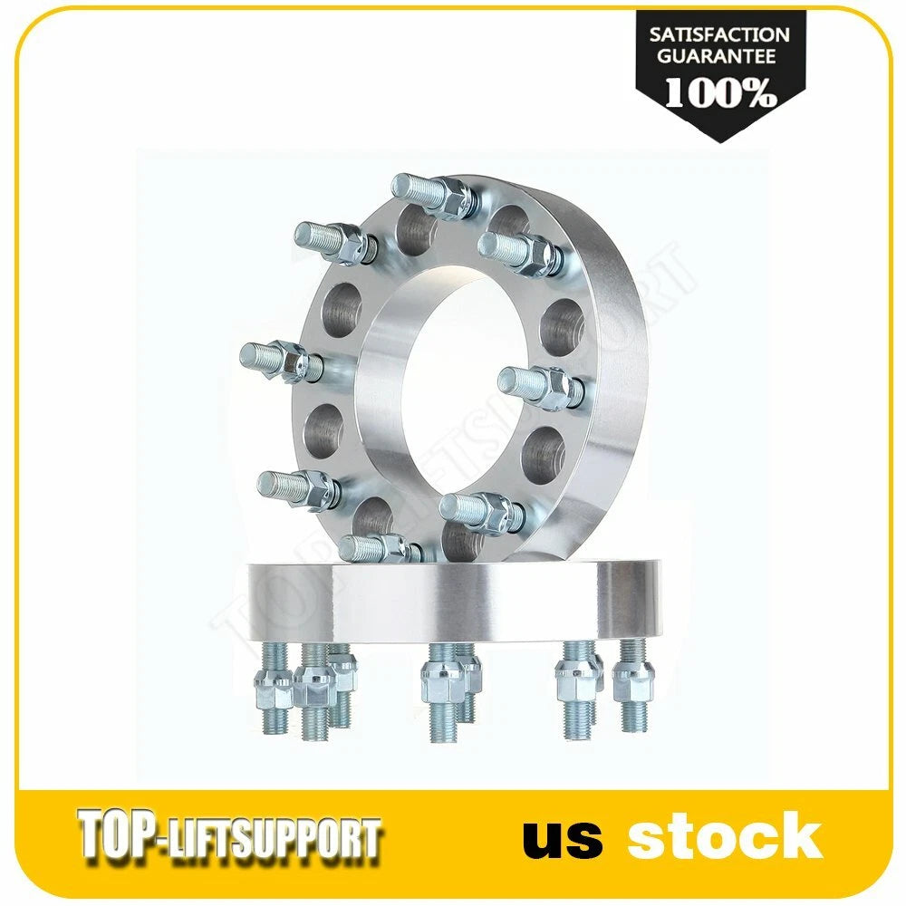 Set of 4 Wheel Adapters for GMC Sierra 2500HD (8x165.1 to 8x180)