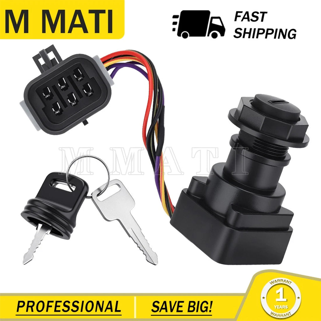 Ignition Key Switch for Mercury Mariner Outboard (1987–Present) 87-897716K01 8M0059686 897716