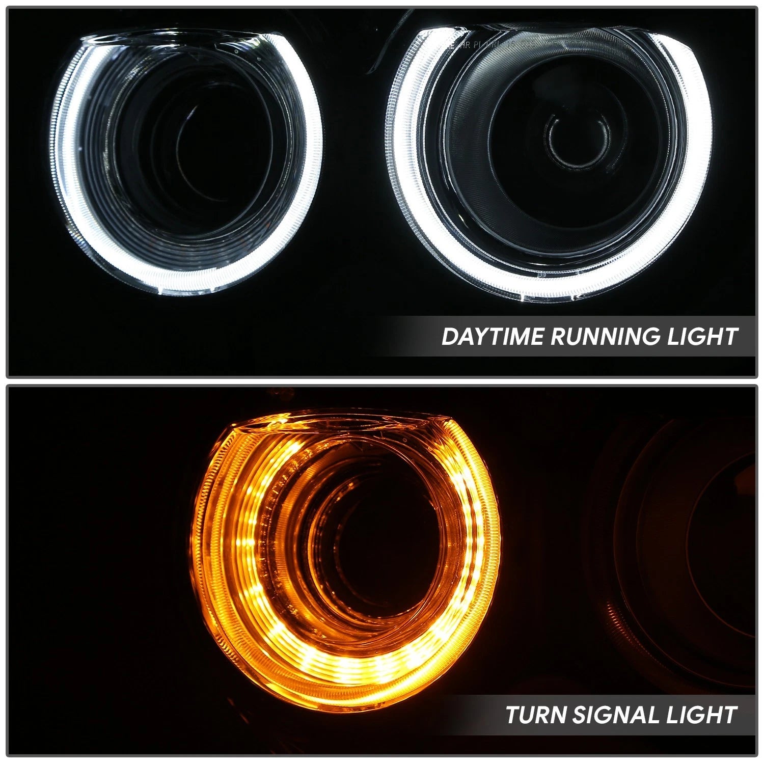 Left Headlight Assembly for Dodge Challenger (2015–2023) - Black Projector LED