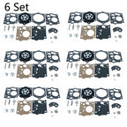 Set of 6 Carburetor Repair Kits for McCulloch Homelite Echo K10-SDC