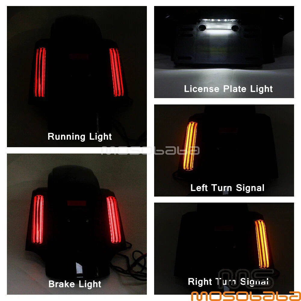 LED Rear Fender Light Kit for Harley Touring Models (2014-2021)
