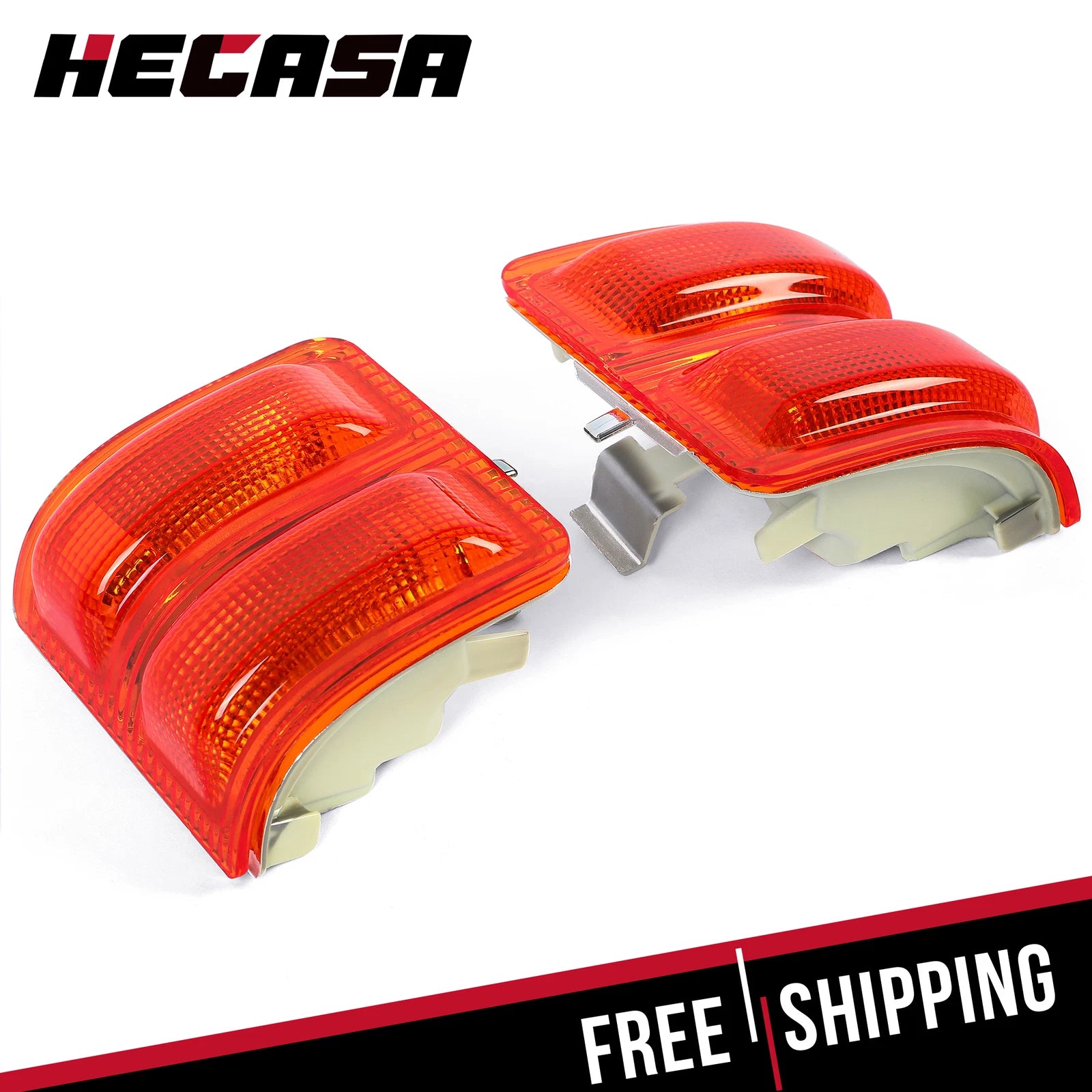 Amber Lens Side Mirror Turn Signal Lights for Ford F-250 F-350 (2008–2016)