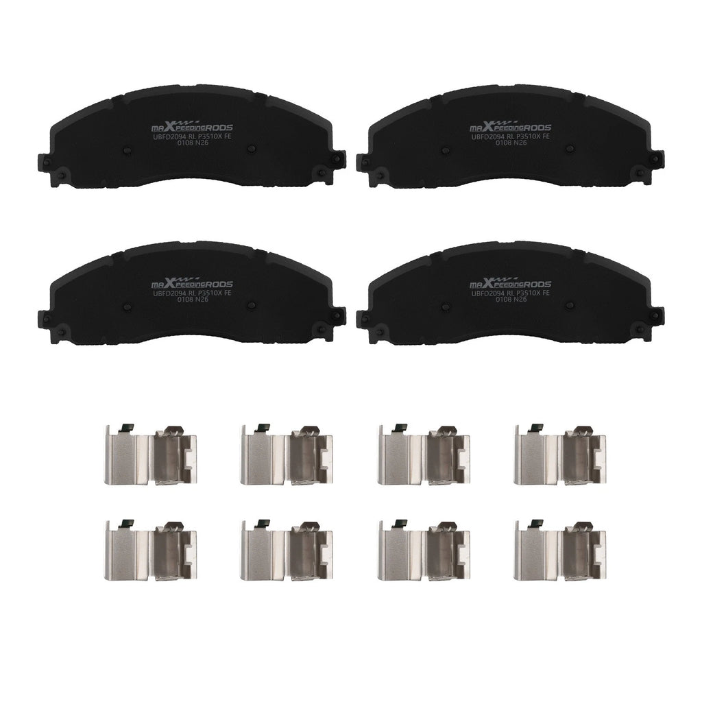 Front Brake Pads Kit for Ford F-250 F-350 F-450 Super Duty (2013–2016) D1680 P1680