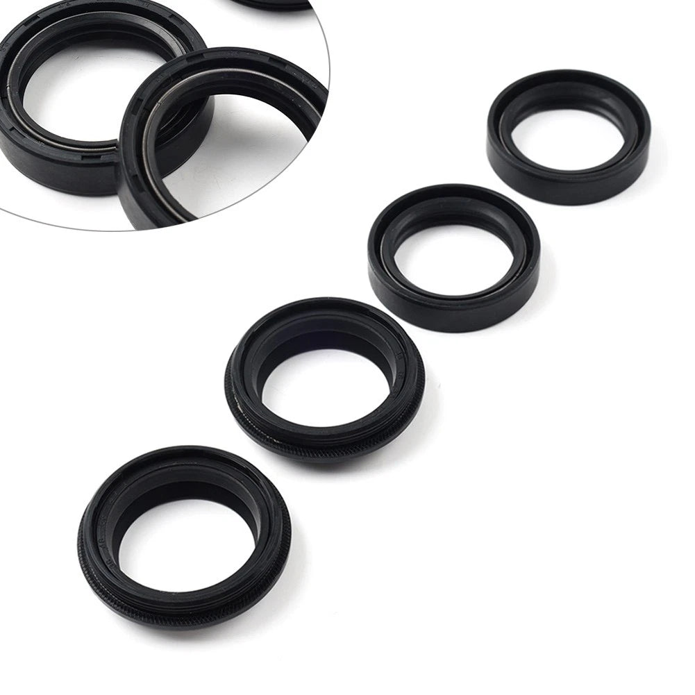 Set of 4 Front Fork Dust Oil Seals Kit for Honda XR200R (1984–2002)