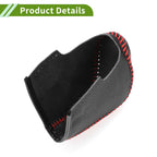 1 Pc Gear Shift Knob Cover for Nissan Altima (2013–2018) Pebbled Black Red