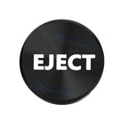 EJECT Cigarette Lighter Plug Cover for Black Alloy (12V-12V)