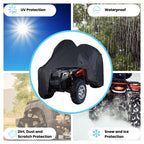Deluxe Expandable ATV Storage Cover for 1 or 2-Up ATVs (Fits Most Models)