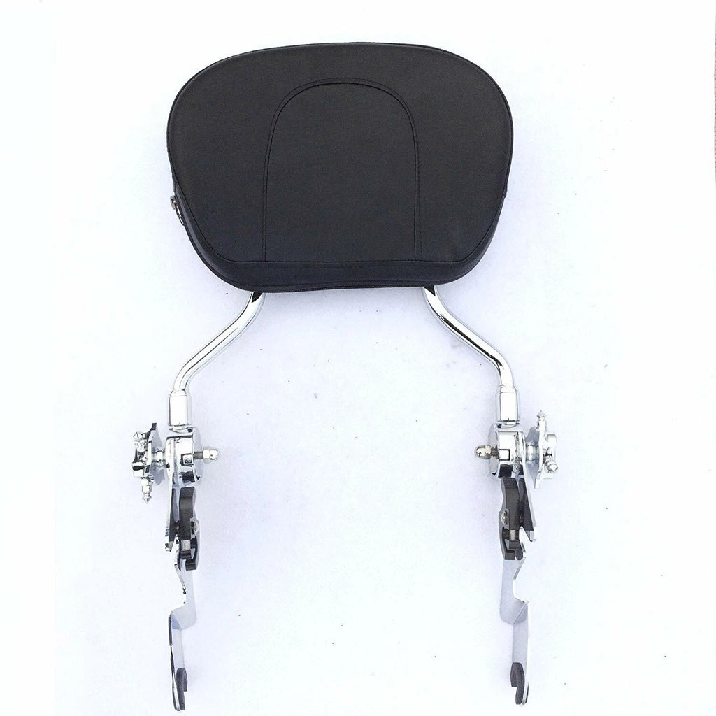Adjustable Detachable Backrest Sissy Bar w/ Pad for Harley FLHR FLHX (2007–2015)