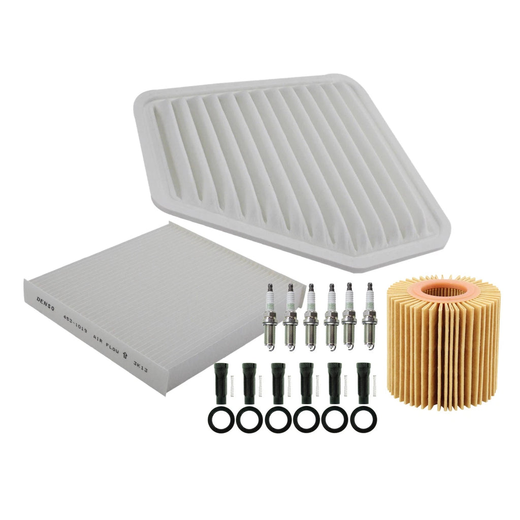 Tune Up Kit with 6 NGK Spark Plugs & Boots for Avalon Camry ES350 RAV4