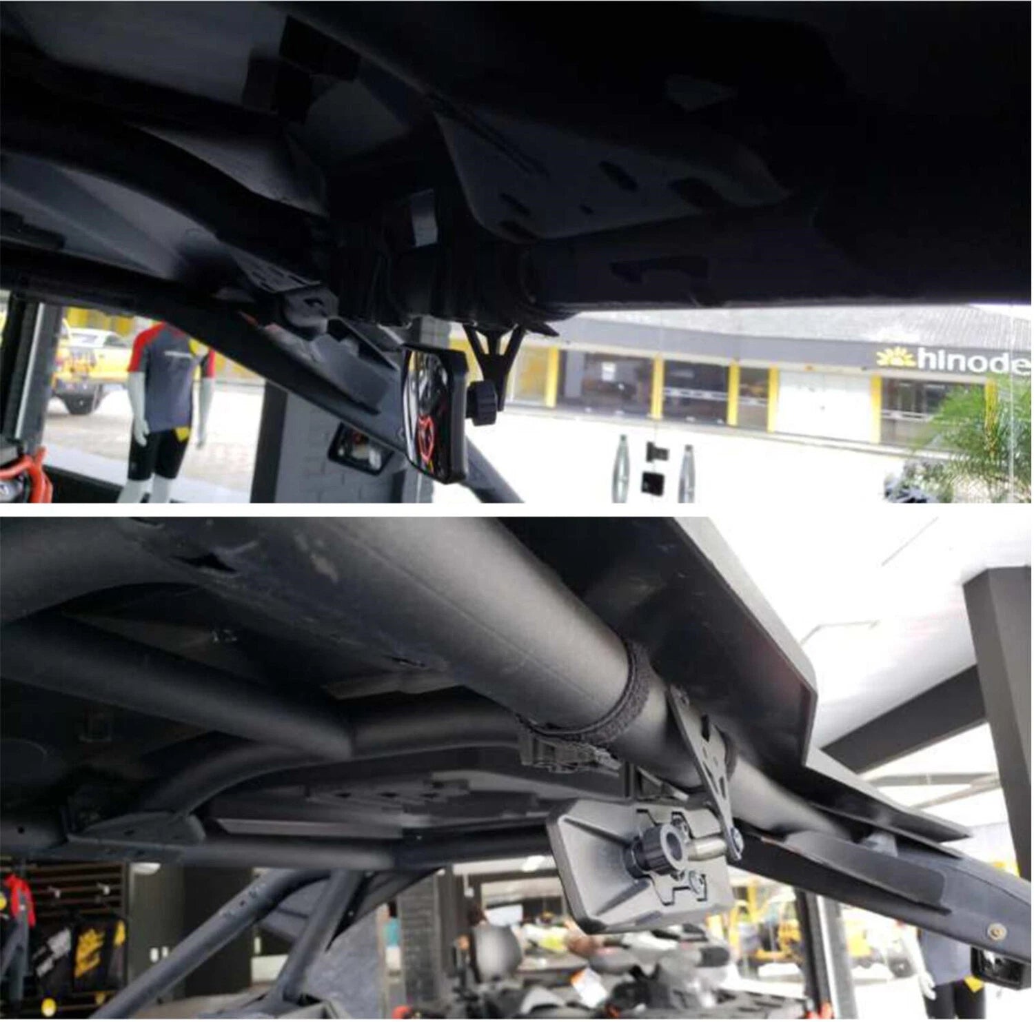 Adjustable Wide Convex Rearview Center Mirror for Can-Am Maverick X3 (2017–2020)