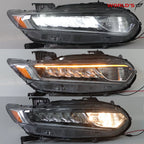 Set of 2 Halogen Headlights with LED DRL for Honda Accord (2018–2020)