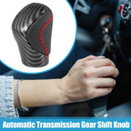 Gear Shift Knob for Lexus ES300h (2013–2021) Carbon Fiber Black Faux Leather