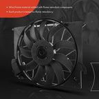 Cooling Fan Assembly with Shroud for Mercedes-Benz E320 S350 (2003–2009)