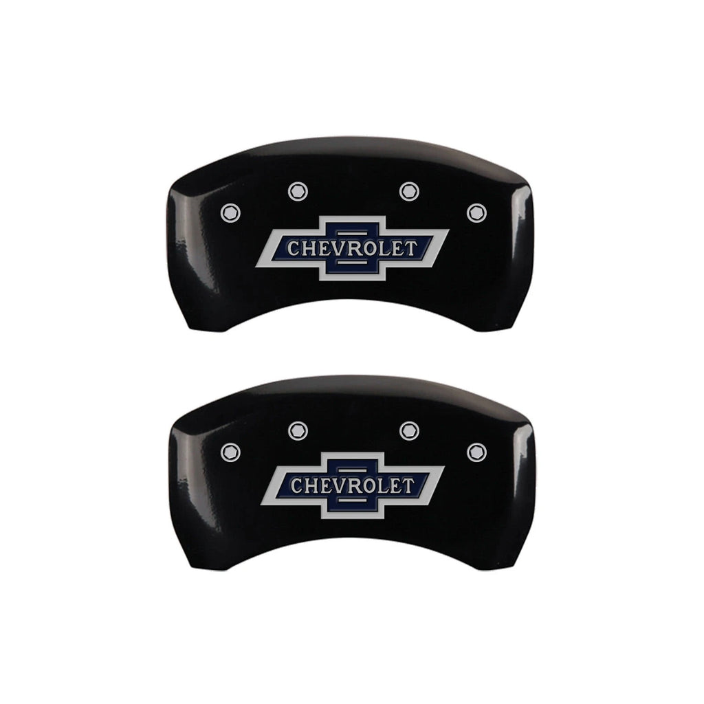 Black Caliper Covers Set for 100th Anniversary for 2015–2020 Chevy Colorado