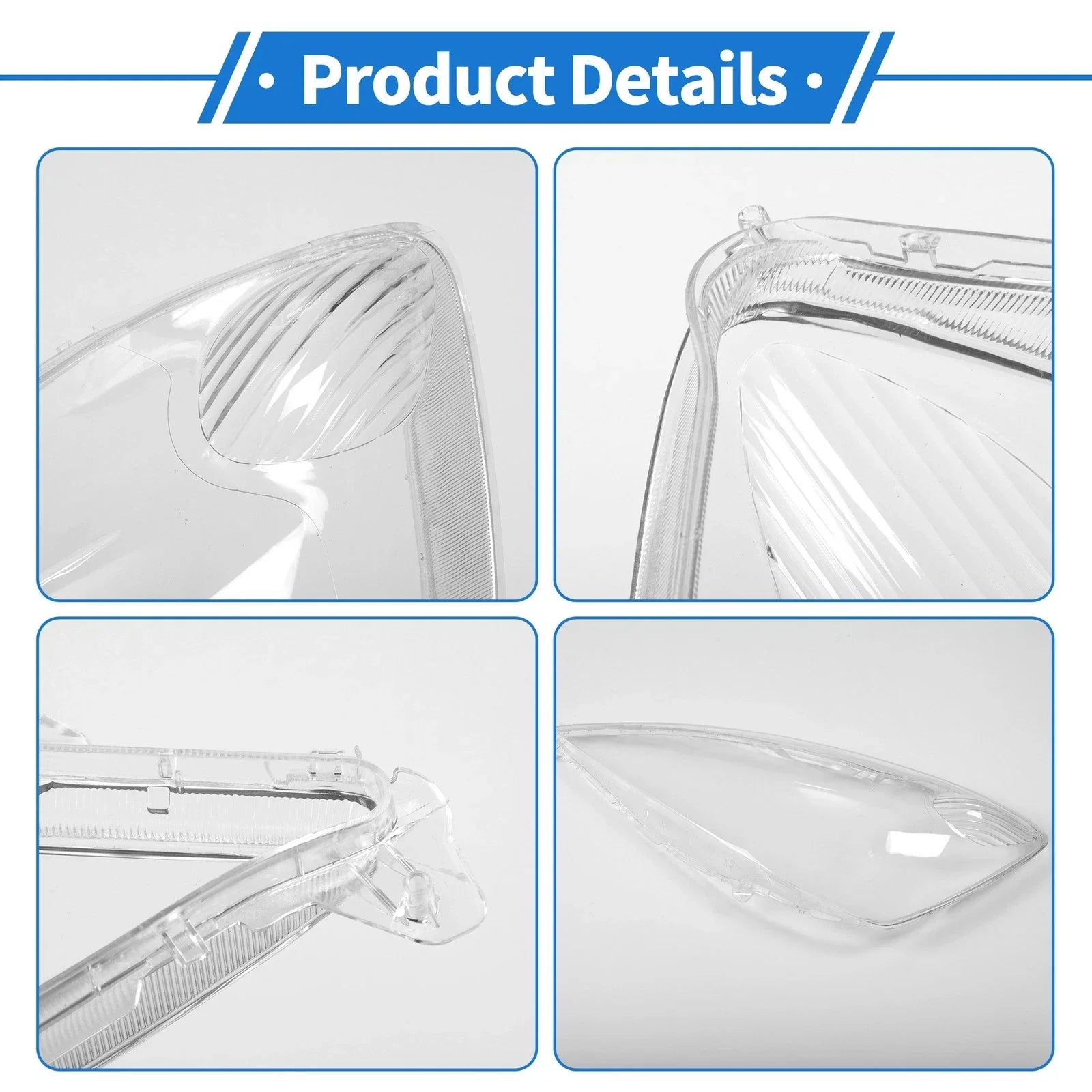 Car Front Left Headlight Lens Cover for Honda Fit (2009-2010)