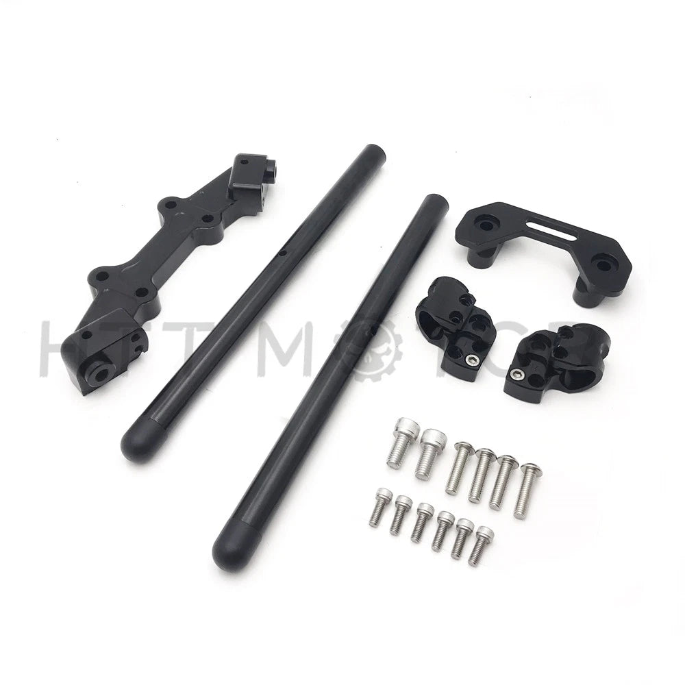 CNC Adjustable Handlebar w/ Adapter for Ducati Monster 821 1200 (2014–2017)