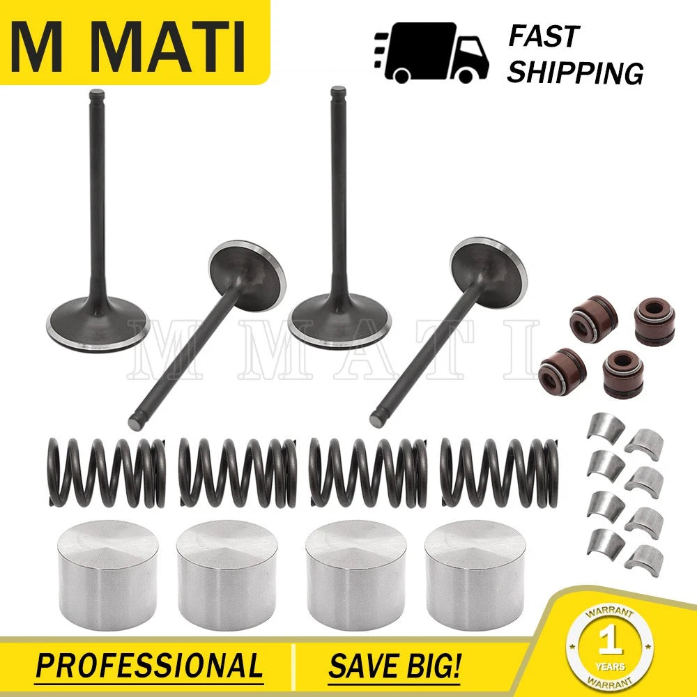 Kibblewhite Intake & Exhaust Valves Springs Seals Kit for Suzuki LTZ400 Z400 (2003–2009)