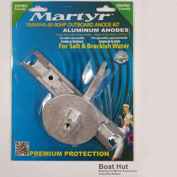 Martyr Aluminum Anode Kit for Yamaha 60-90HP Outboard (CMY6090KITA)