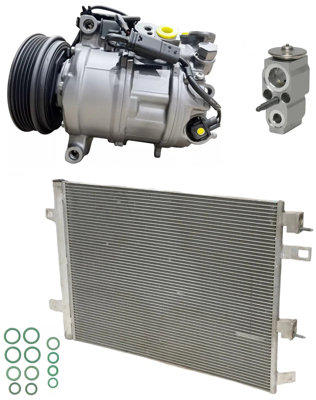 AC Compressor Kit With Condenser for Mercedes CLA250 2.0L (2020–2020)