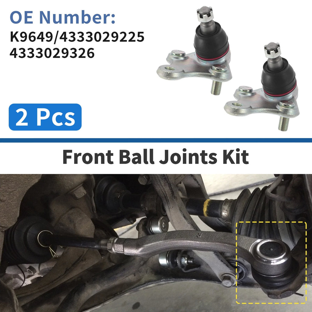 2X Front Lower Ball Joints for Toyota Celica (1990–1993) No.K9649