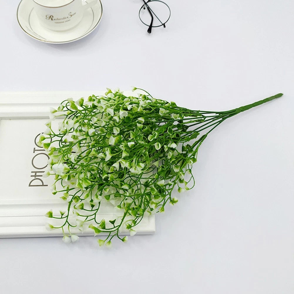 Faux Plastic Flowers for Garden Enhancement (UV Resistant)