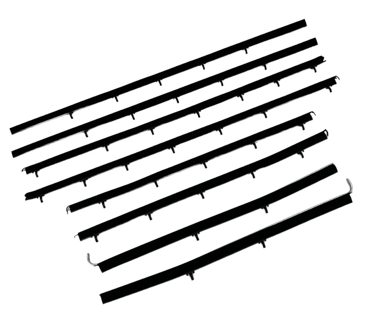 Door Window Felt Rubber Beltline Kit for 1966–1967 Chevelle 2-Door Hardtop