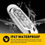 LED Side Marker Clearance Lights for Car Truck Trailer RV (Waterproof)