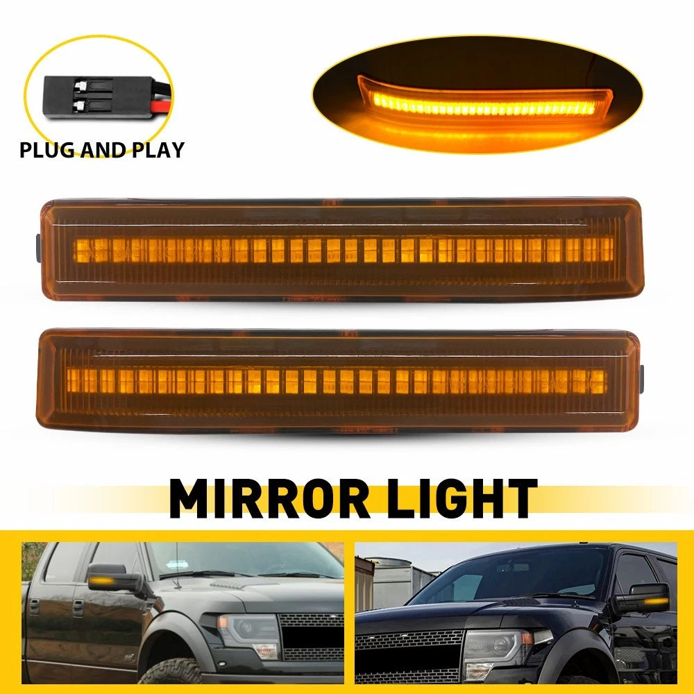 Clear Lens Side Mirror Turn Signal for Ford F-150 (2009–2014)