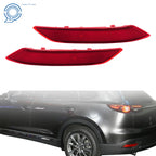 Set of 2 Rear Bumper Reflector Lights for Mazda CX-9 (2016–2023)