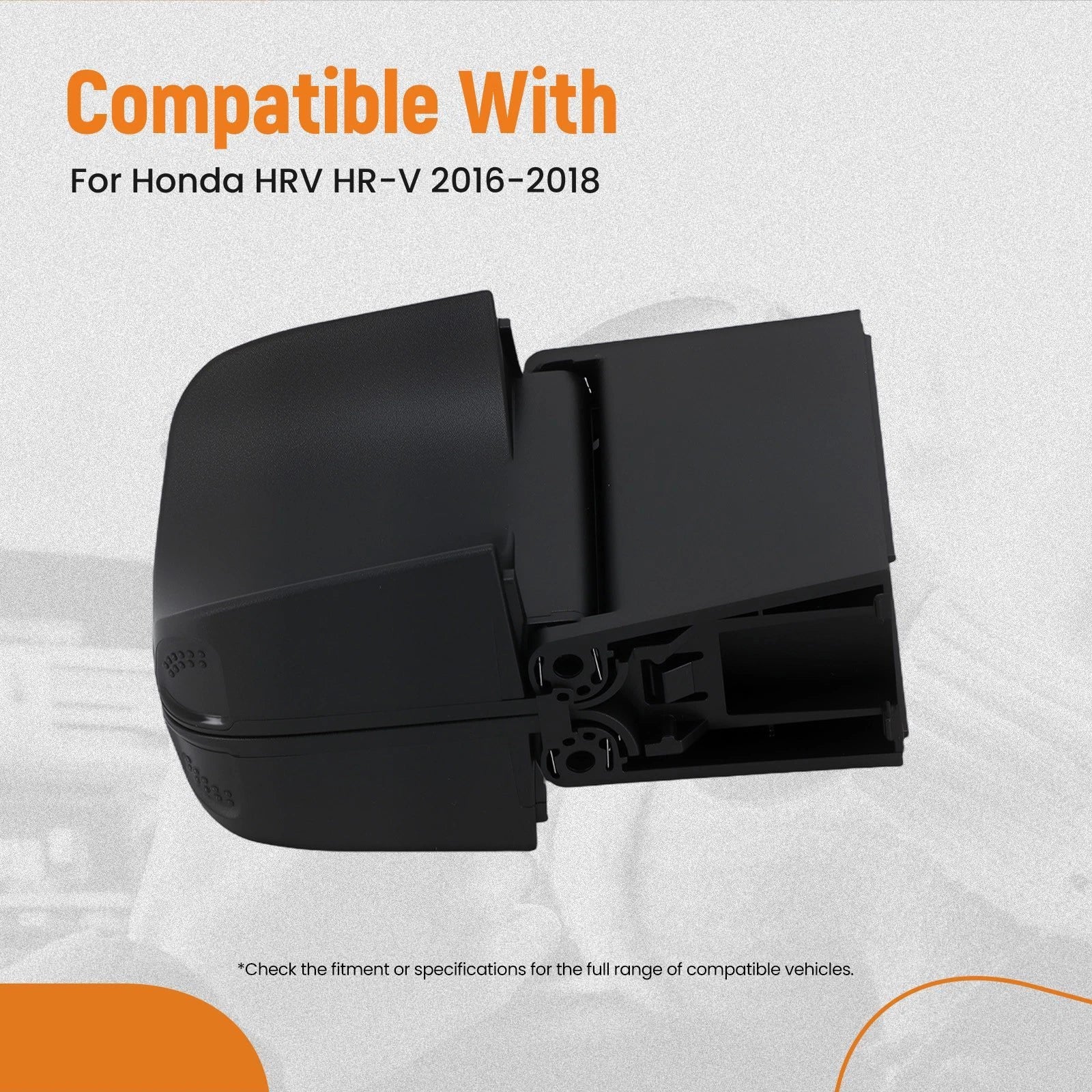 Center Cup Holder for Honda HR-V (2016–2018) 77230T7WA02ZA ABS Plastic