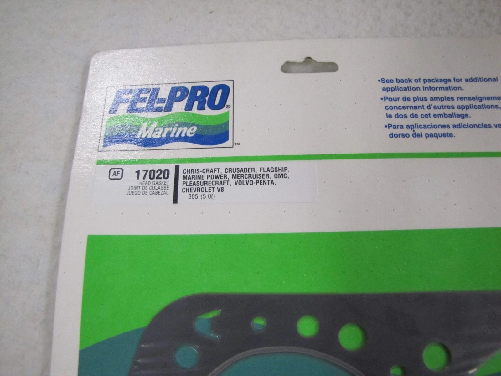 Marine Head Gasket for Mercruiser V8 (5L) Volvo OMC Cobra (FELPRO 17020)