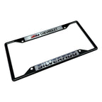 Black License Plate Frame Licensed for Chevrolet Z71 Silverado (2014–2024)