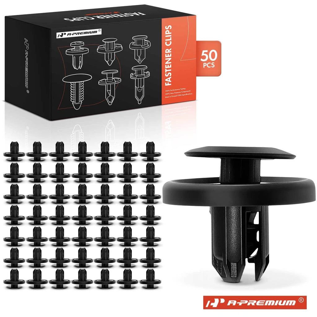 50Pcs 8mm Nylon Fender Liner Clips for Subaru 