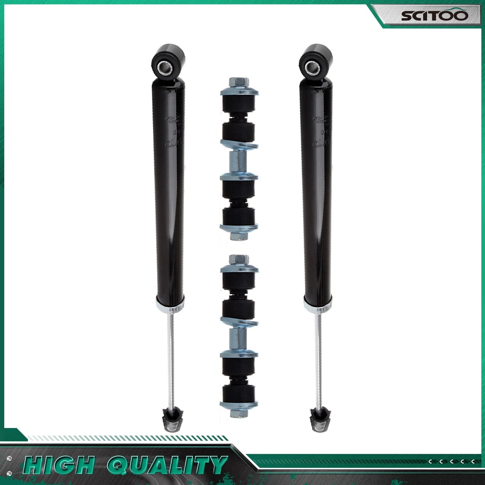 Rear Shock Absorbers & Sway Bar Link for Ford Focus Sedan (2000–2011)