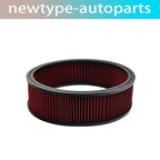 14" x 4" Round Washable Air Cleaner Filter Element for Street Hot Rat Rod