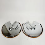 Front Chrome Rotor Covers for Harley Softail FXST FLST FXWG (1984–1991)