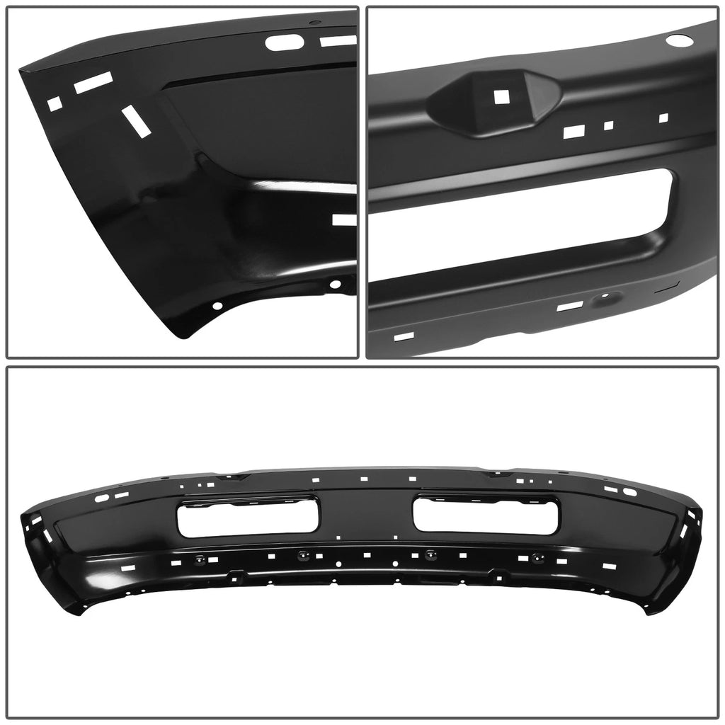 Bumper Headlight Set for GMC C/K Suburban (1994–2000) Black Housing Clear Corner